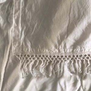 Serena Lily Bedding Euc Serena And Lily Macrame Crib Skirt